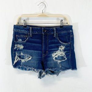 AEO Super Stretch Hi Rise Shortie Shorts